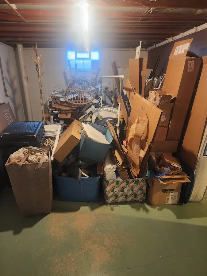 Roll-off dumpster container at job site for Roll Off Dumpster Rental in Ovilla